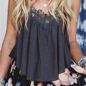 FREE PEOPLE BLACK TOP